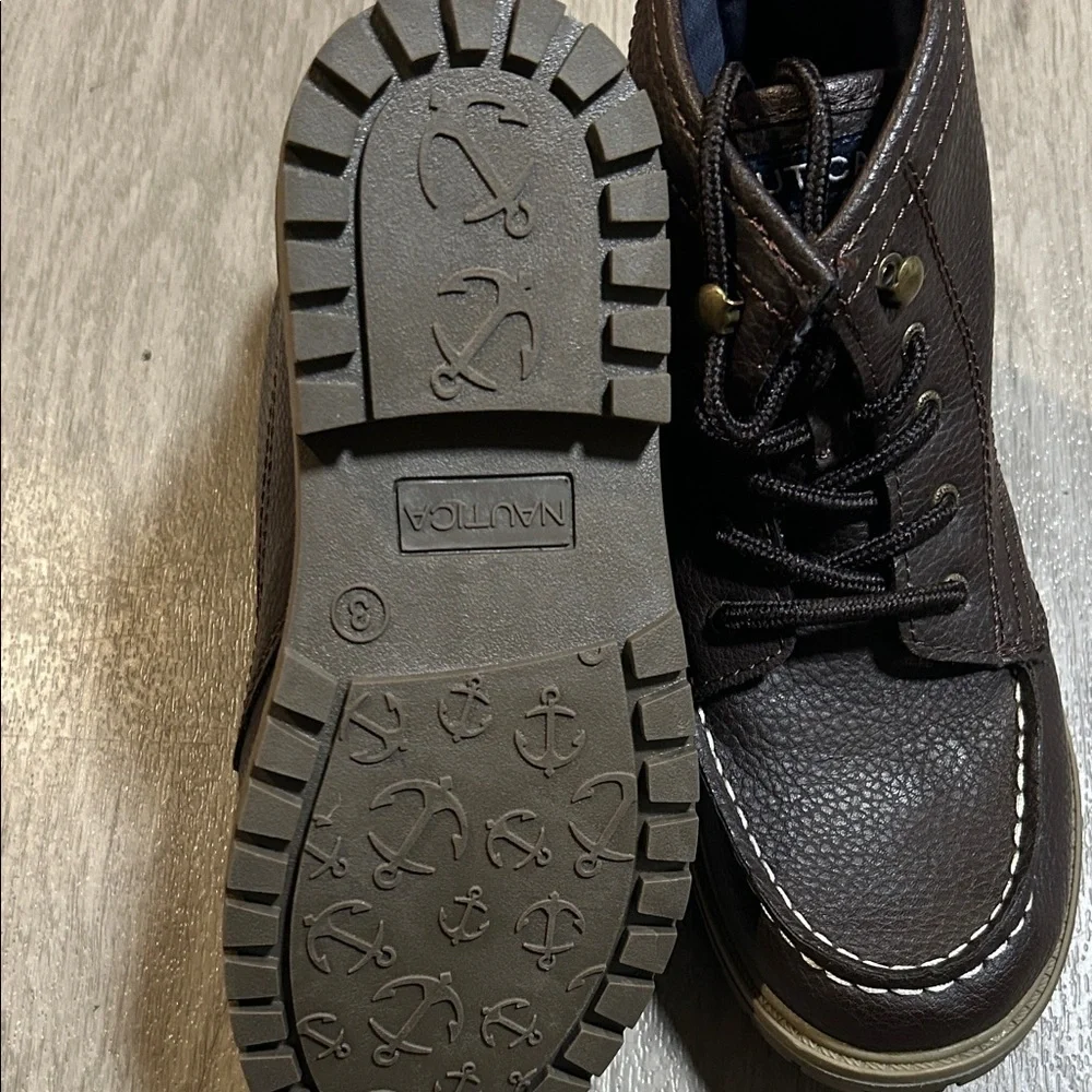 Nautica Kids' Brown Lace-Up Boots